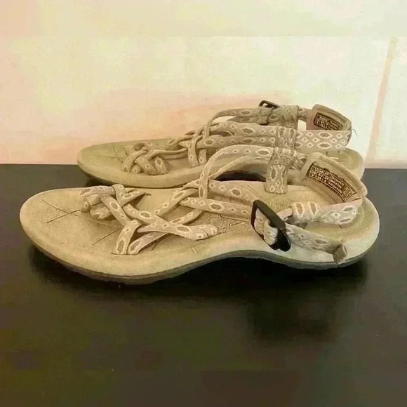 Viakix Womens‎ Walking Sport Athletic Outdoor Sandals Siena Beige Sz 8 Summer - Picture 6 of 11